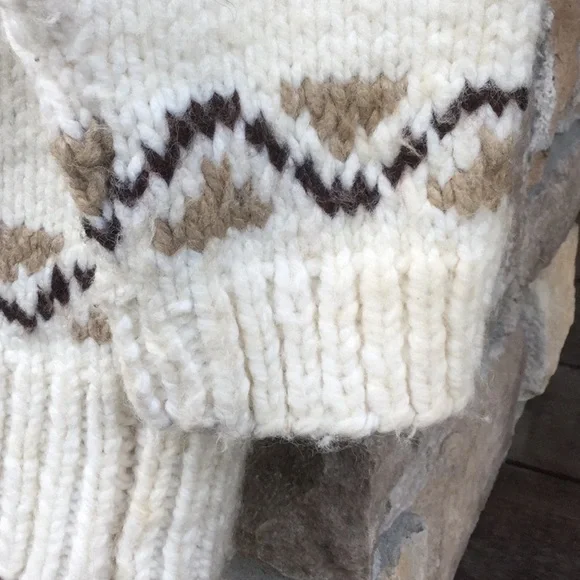 Handmade equestrian knit sweater horse rodeo boho festival cowgirl Americana - Picture 8 of 16